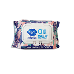 دستمال مرطوب ارایشی گلدار 50برگ دافی